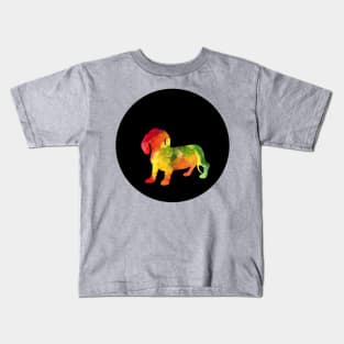 Dachshund - Jungle Silhouette Kids T-Shirt
